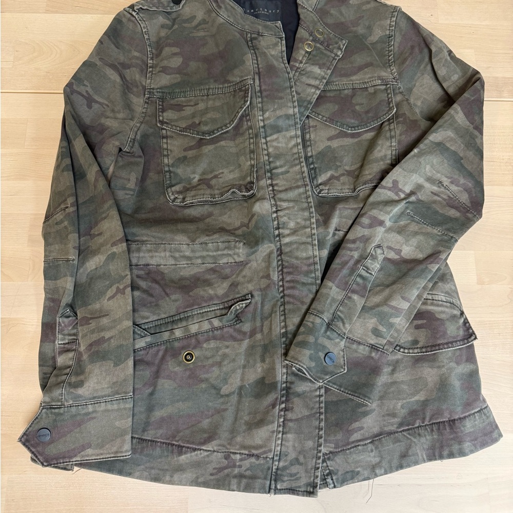 Sanctuary Women's Camouflage Military Jacket‎